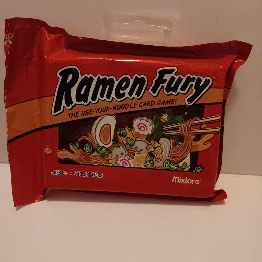 Mixlore Ramen Fury Noodle Card Game 2-5 Players New Sealed